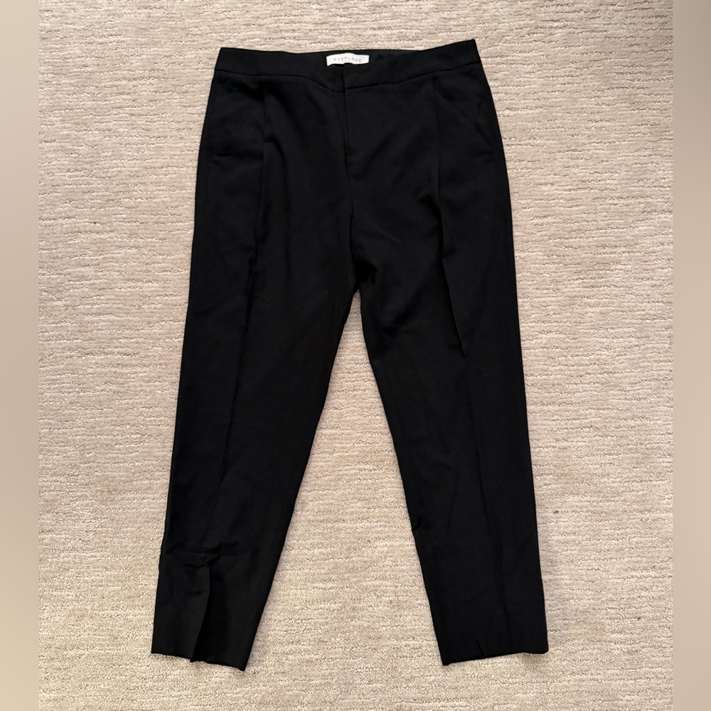 Everlane Black Cropped Tailored Pants